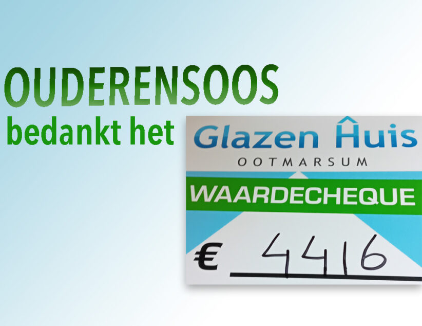 Dank aan het Glazen Huis