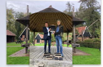 Vleermuiskasten van ROC Hengelo voor Openluchtmuseum