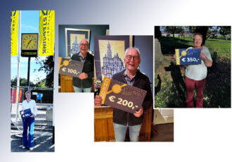 Uniek moment tijdens  loterij Harmonie Caecilia