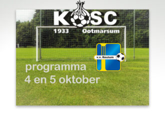 Volgende derby voor KOSC tegen Reutum