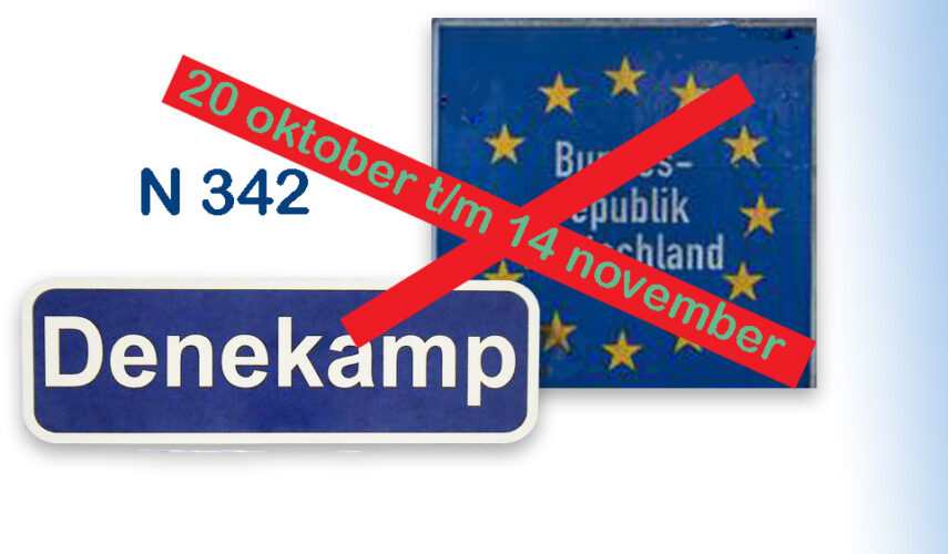 N342 Denekamp-Duitse grens dicht