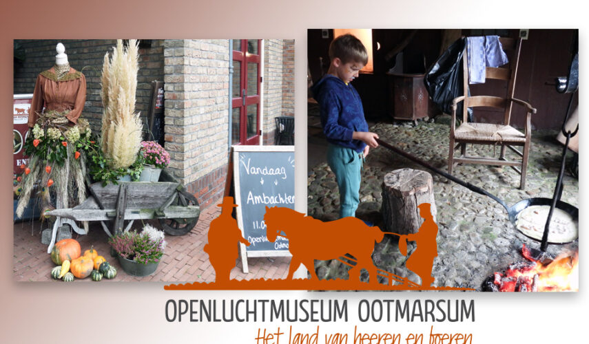 Succesvolle Ambachtendag met smokkelklompen Openluchtmuseum Ootmarsum