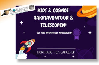 Herfstvakantie bij Sterrenwacht Cosmos:  bouw je eigen raket en ontdek de sterren!