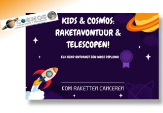 Herfstvakantie bij Sterrenwacht Cosmos: bouw je eigen raket en ontdek de sterren!