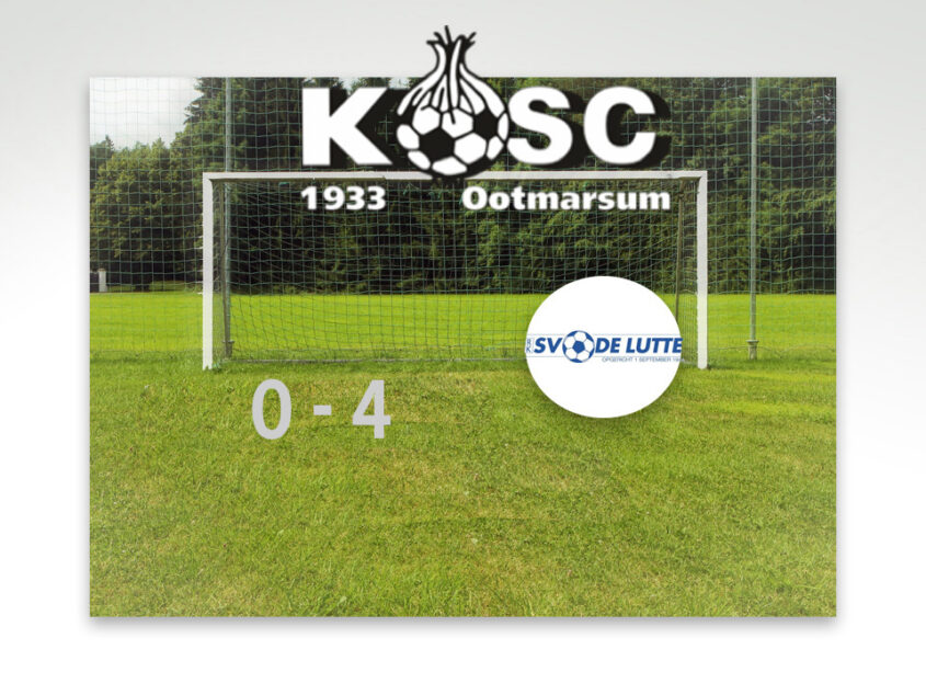 KOSC hard onderuit tegen De Lutte