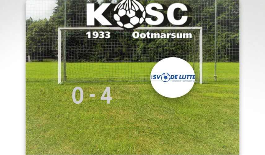 KOSC hard onderuit tegen De Lutte