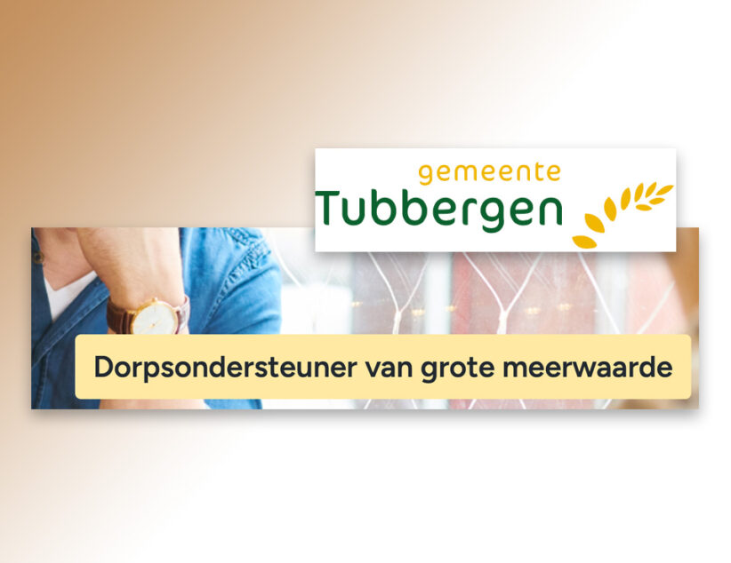 Tubbergen zet dorpsondersteuners structureel voort