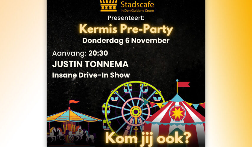 Justin Tonnema en Ageloër Stijn Boers in Kermis Pre-Party