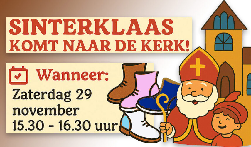 Sinterklaas komt naar de Simon en Judas kerk! 
