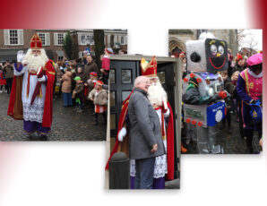 Hoofdpiet wordt in Ootmarsum in de maling genomen