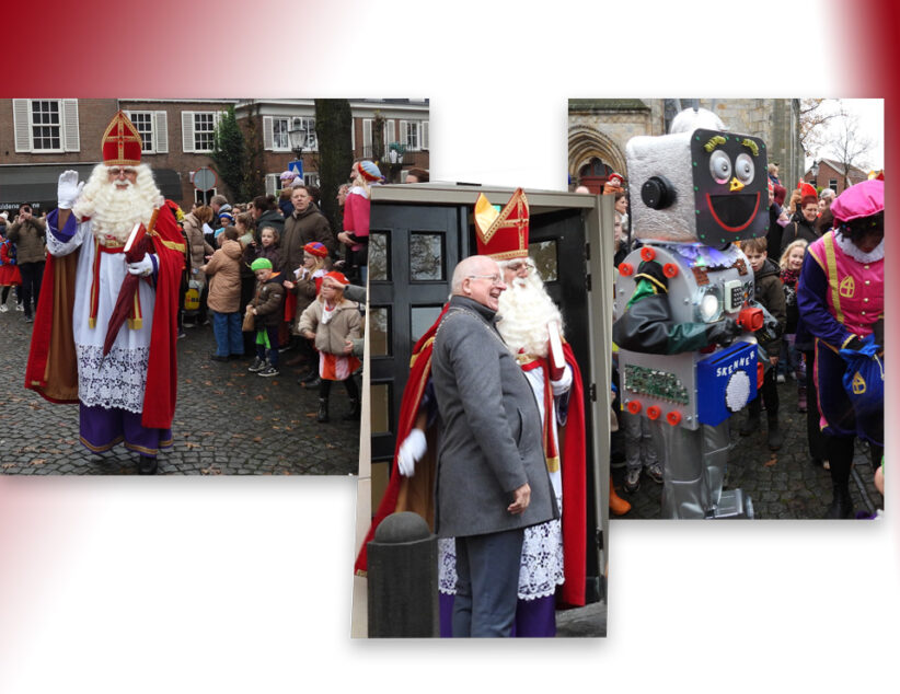 Hoofdpiet wordt in Ootmarsum in de maling genomen