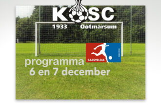 Laatste competitiewedstrijd voor het eerste van KOSC in 2025