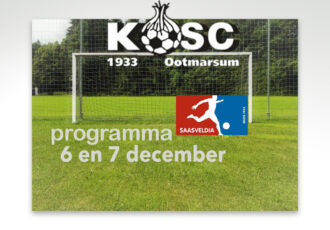 Laatste competitiewedstrijd voor het eerste van KOSC in 2025