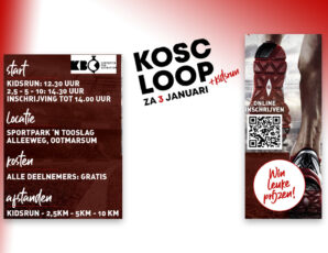 KOSC loop en Kidsrun sportieve start 2026