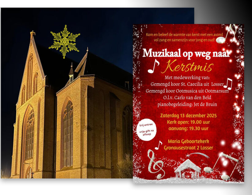 Twee koren samen op weg naar Kerst