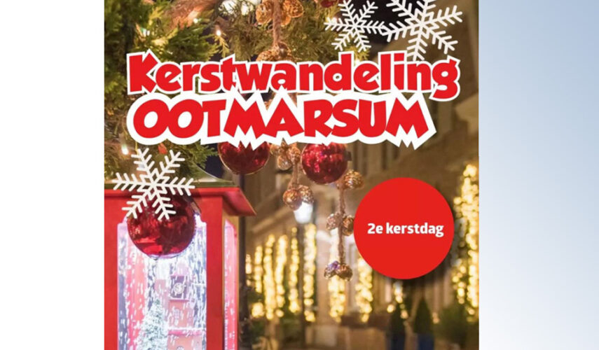 Tweede Kerstdagwandeling bij Tourist Info Ootmarsum