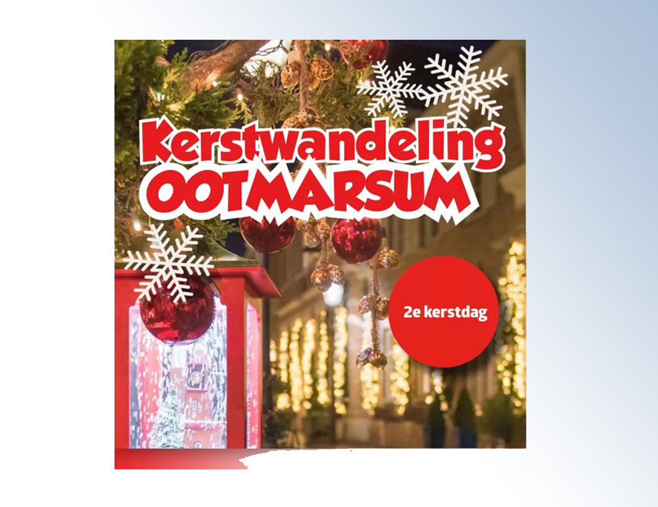 Tweede Kerstdagwandeling bij Tourist Info Ootmarsum