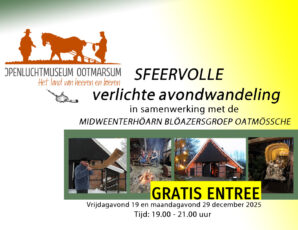 Een verlicht Openluchtmuseum opent de poorten