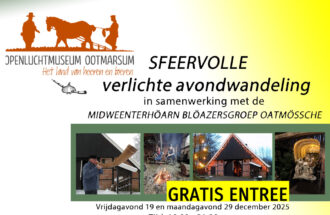 Een verlicht Openluchtmuseum opent de poorten