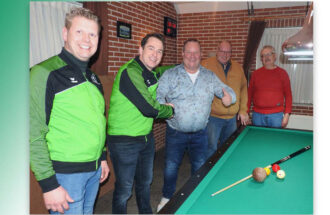 Nieuw onderkomen voor biljartclub Ups en Downs