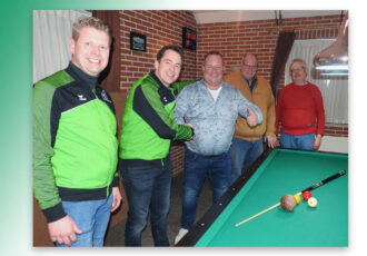 Nieuw onderkomen voor biljartclub Ups en Downs