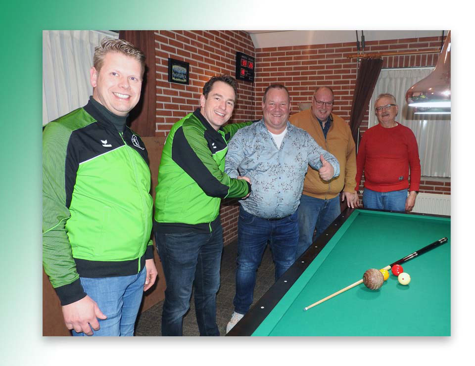 Nieuw onderkomen voor biljartclub Ups en Downs