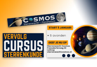 Sterrenwacht Cosmos start nieuwe vervolgcursus sterrenkunde