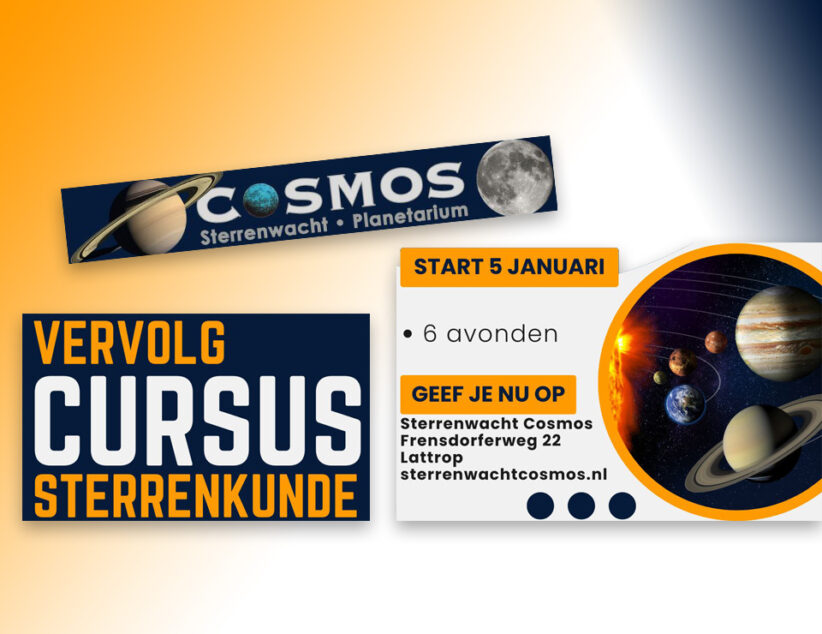 Sterrenwacht Cosmos start nieuwe vervolgcursus sterrenkunde