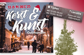 Kerst en Kunst in een meer dan passend decor