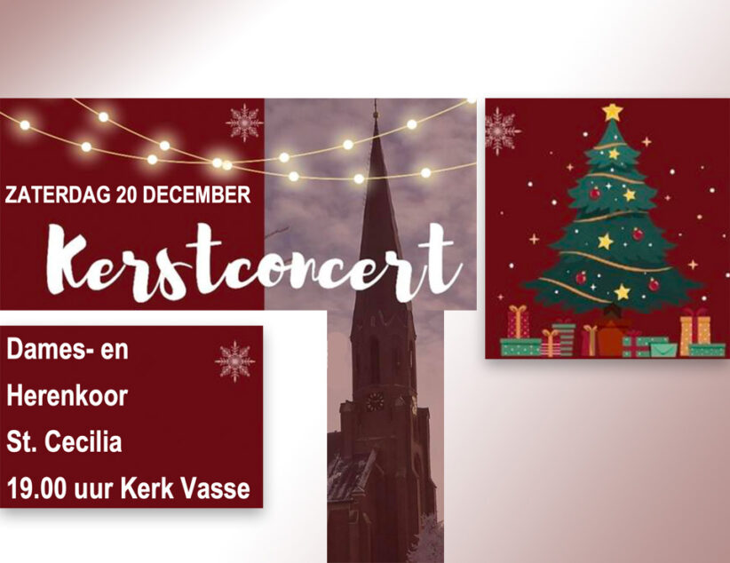 Kerstconcert in de Pancratius kerk in Vasse