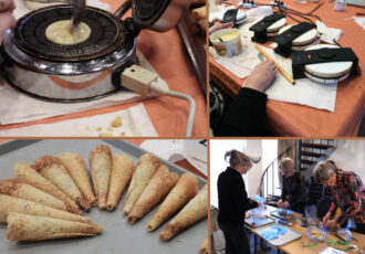 Knieperkes bakken in Ons Gebouw