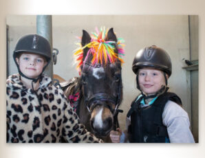 Pony wandelen ouder-kind bij erve Meinders