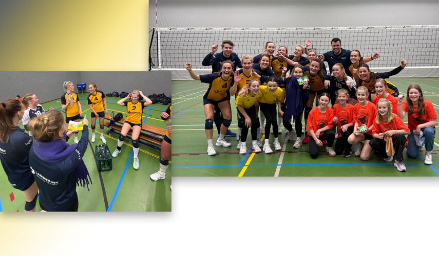 Spannende derby in sporthal de Schalm