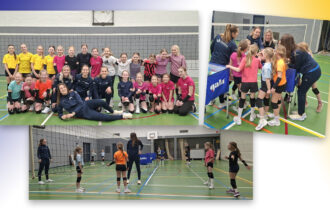 Clinic voor de Volley Stars van Lammerink Set-Up ‘65