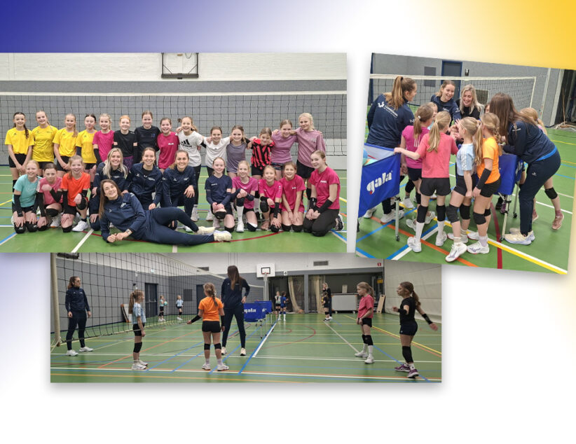 Clinic voor de Volley Stars van Lammerink Set-Up ‘65