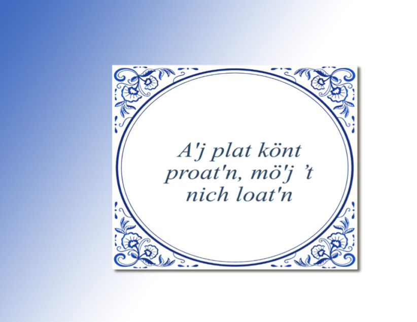 Twentse tegelwijsheden slaan aan