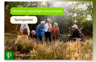 Vrijwilliger natuurgids gezocht in het Springendal