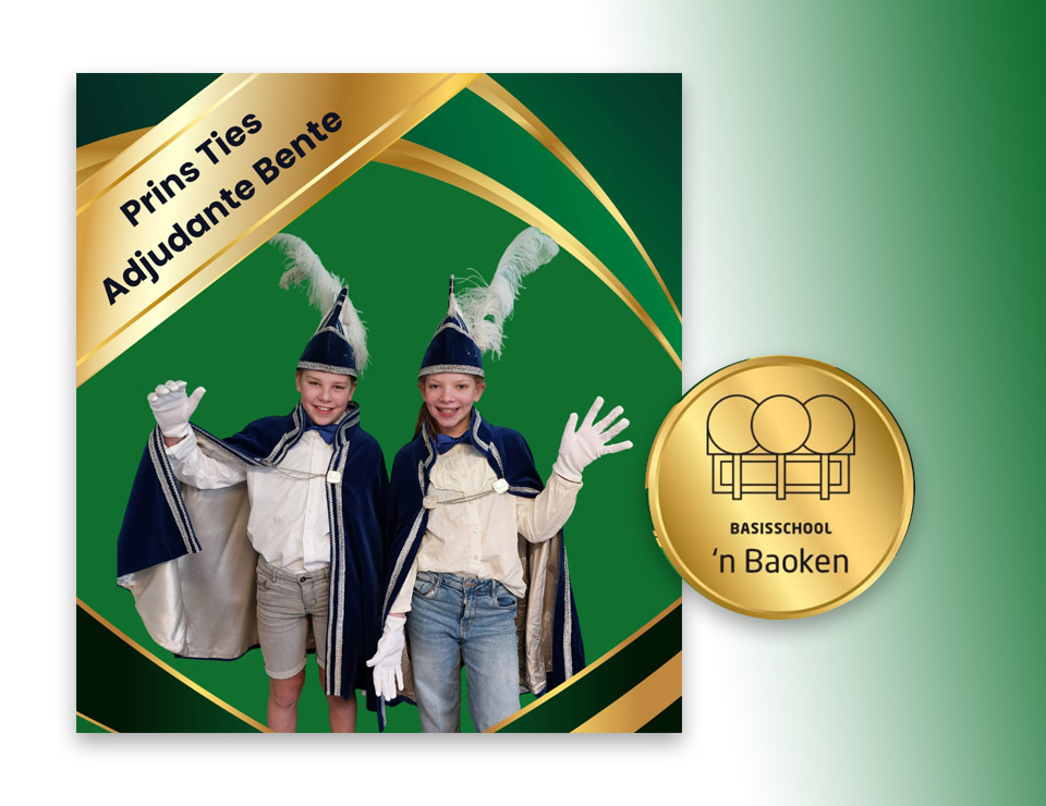 Schoolprins Ties en adjudante Bente regeren over de Kiezelstenen