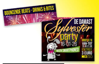 Damast Disco presenteert: Sylvester Party voor groep 6, 7 & 8!
