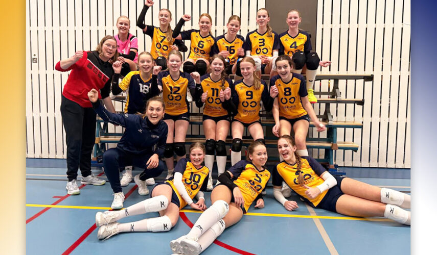 Inzet en teamspirit sleutel tot succesvolle voorronde C meiden Lammerink Set-Up ‘65