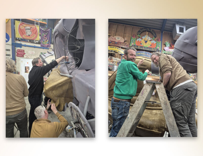 Klootschieters de Brink plakken bij de Siepeljonkers