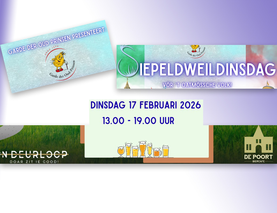 Siepeldinsdag een feest dat Ootmarsum op zijn kop zet!