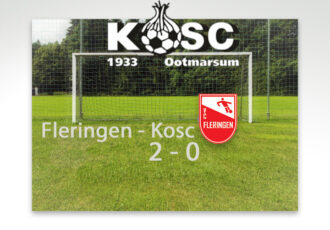 KOSC verliest in de eerste helft van koploper Fleringen