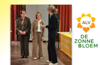 Uniek Zonnebloem jubileum voor Siny Deterink