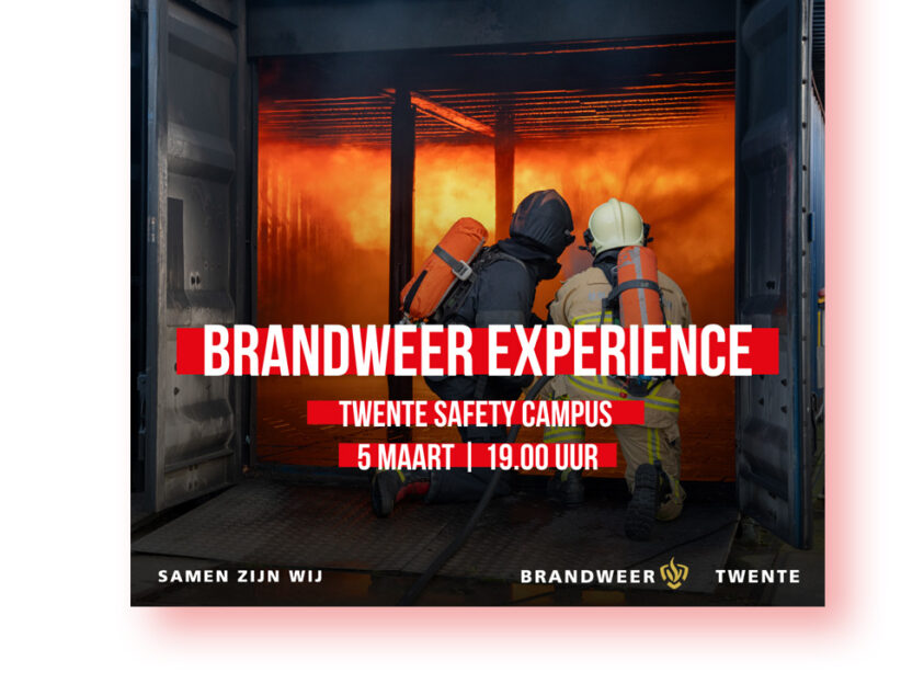 Twente heeft jou nodig! Word brandweervrijwilliger