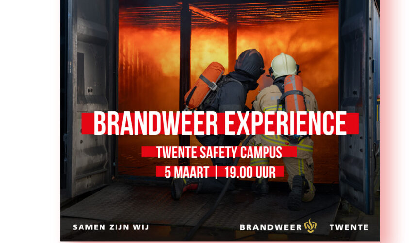 Twente heeft jou nodig! Word brandweervrijwilliger