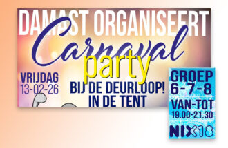 Damast Jeugd Disco: Carnaval in de tent bij café ’n Deurloop