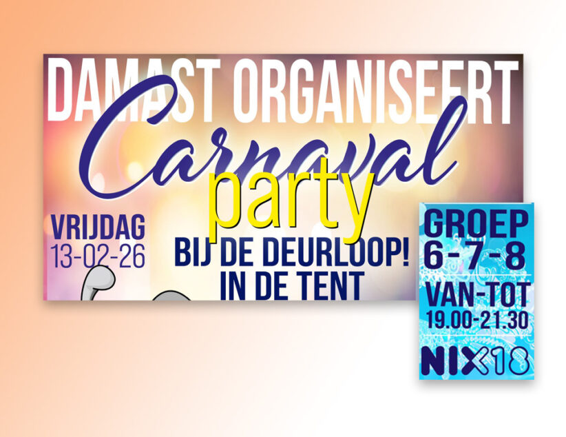 Damast Jeugd Disco: Carnaval in de tent bij café ’n Deurloop
