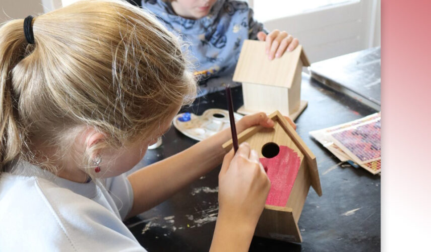 Vogelvoederhuisje pimpen bij Erve Meinders