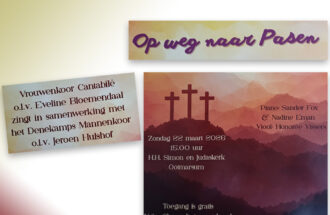 Met passie ‘Op weg naar Pasen’